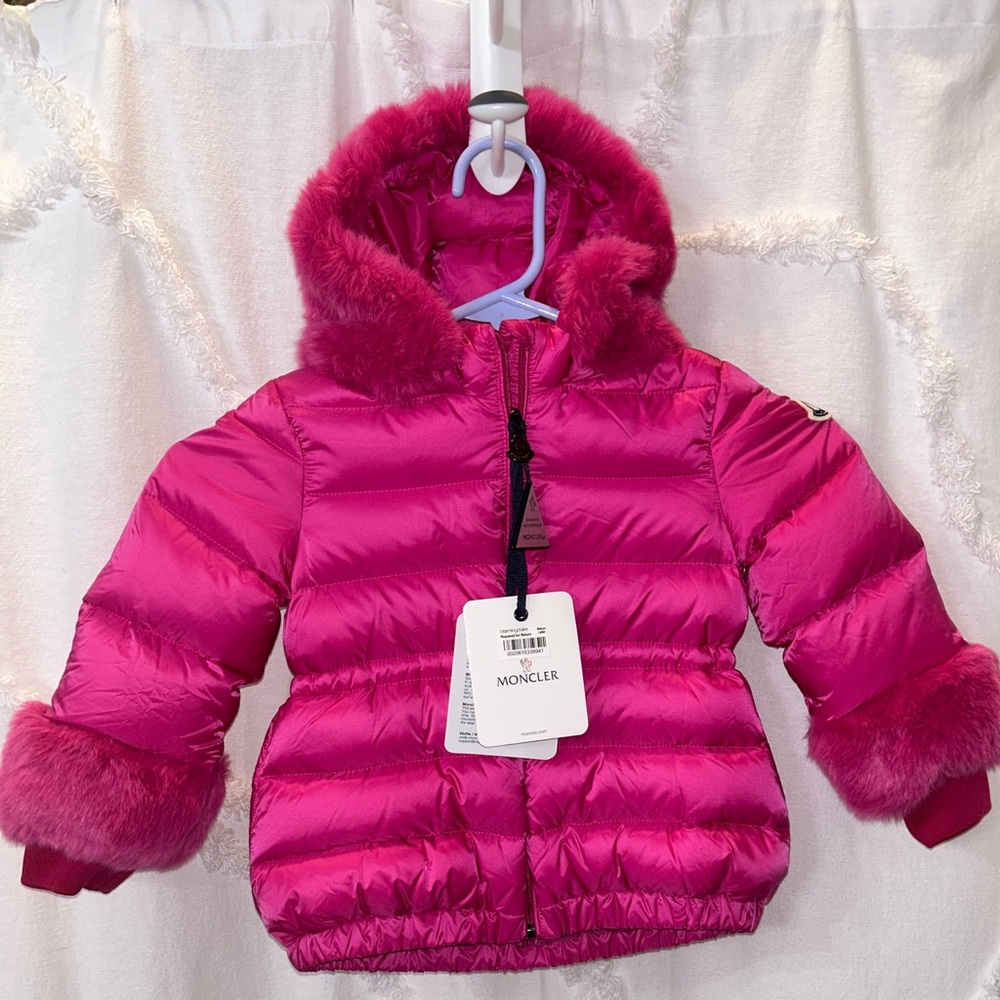 Little Girls Moncler Winter Coat, size 2A (equivalent to 2T)